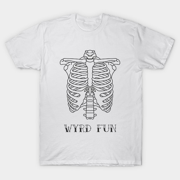 Wyrd Ribcage T-Shirt by wyrdfun